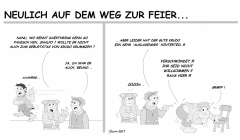 Neulich auf dem Weg zur Feier...