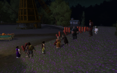 Herr Halldins Geburtstag - Abschluss-Feuerwerk